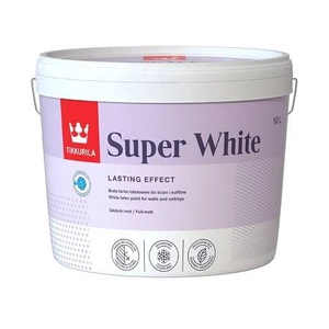 Farba do ścian i sufitów lateksowa TIKKURILA Super White Biały mat 10l