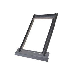 Kołnierz do okna dachowego SKYFENS SKYLIGHT RAL 7043 114x140 do pokryć płaskich