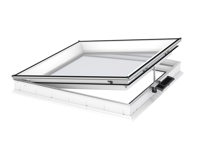 Okno do dachu płaskiego Velux CVU 150120 0320Q 150X120 2-szybowe otwierane solarne