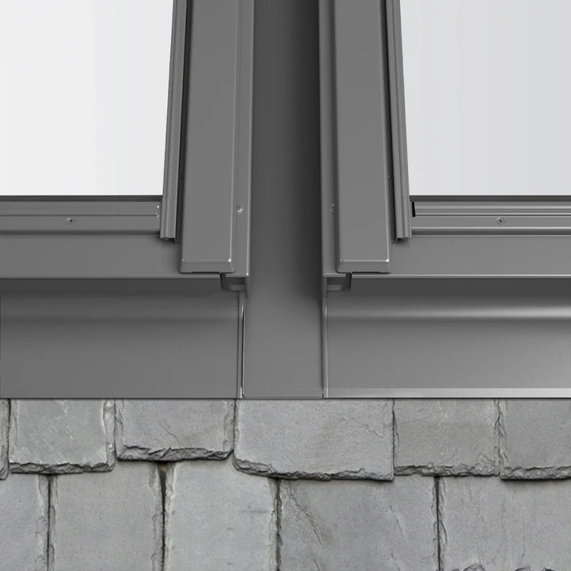 Kołnierz do okna dachowego ROOFLITE+ SCX 78x118 do pokryć płaskich kombi 1+3