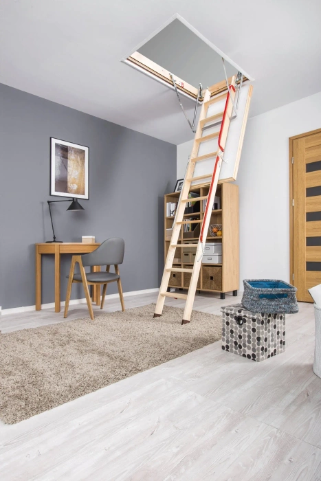 Schody strychowe Fakro LWL EXTRA 70x130/305 drewniane