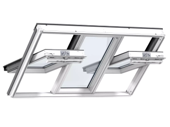 Okna dachowe 3w1 Velux GGLS FFKF06 2066 3-szybowe drewniane