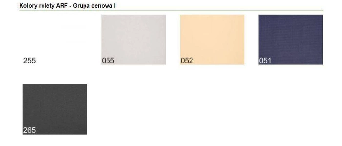 Roleta wewnętrzna do okna dachowego Fakro ARF/255 114x118 zaciemniająca manualna