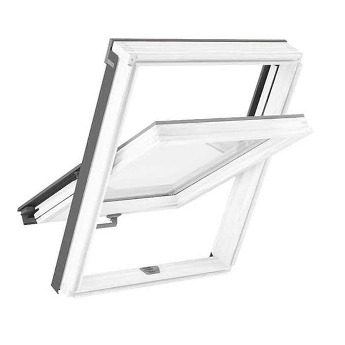 Okno dachowe ROOFLITE+ Solid PVC APY F6A B900 PVC 2-szybowe 66x118 