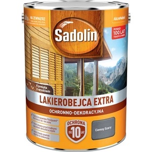 Lakierobejca do drewna SADOLIN EXTRA Ciemny Szary 5l