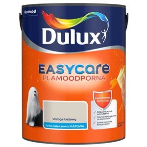 Farba do ścian i sufitów lateksowa Dulux EasyCare Vintage Beżowy mat 5L