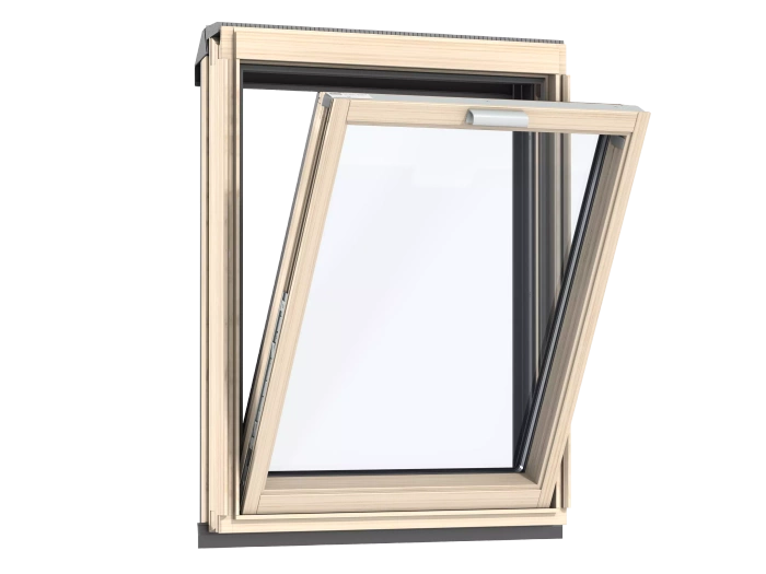 Okno dachowe kolankowe Velux VFE PK35 3066 94x95 3-szybowe drewniane