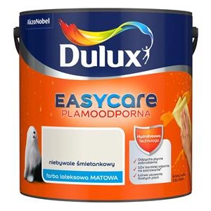 Farba do ścian i sufitów lateksowa Dulux EasyCare Niebywale śmietankowy mat 2,5L