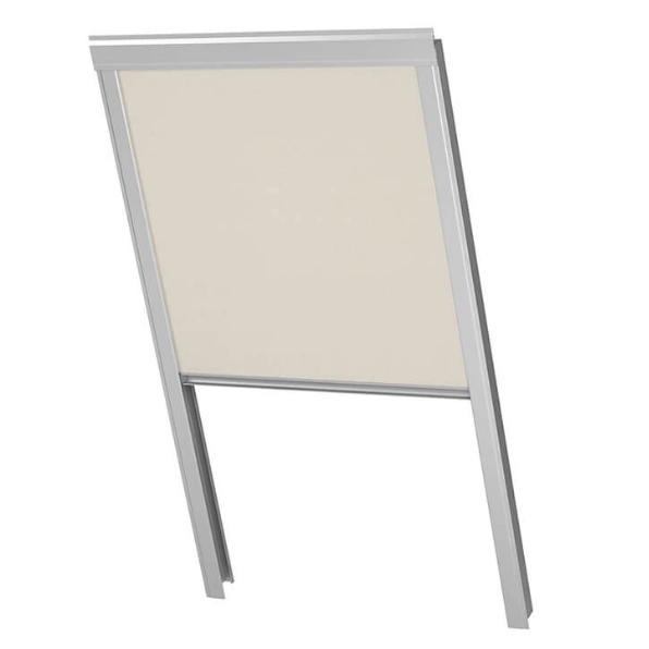 Roleta do okna dachowego ROOFLITE+ DUA P6A 4219 VL zaciemniająca beżowa 94x118