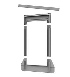 Kołnierz do okna dachowego DAKEA KFT P6A 94x118 do dachówek płaskich zakładkowych