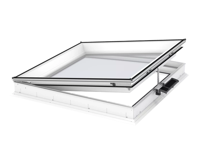 Okno do dachu płaskiego Velux CVU 200060 0325Q 200X60 3-szybowe otwierane solarne