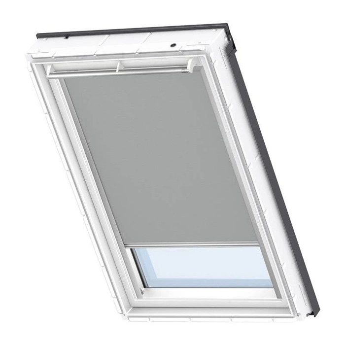 Roleta wewnętrzna do okna dachowego VELUX DSL FK08 0705S 66x140 zaciemniająca solarna