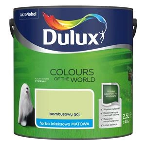 Farba do ścian i sufitów lateksowa Dulux Kolory Świata Bambusowy Gaj mat 2,5L