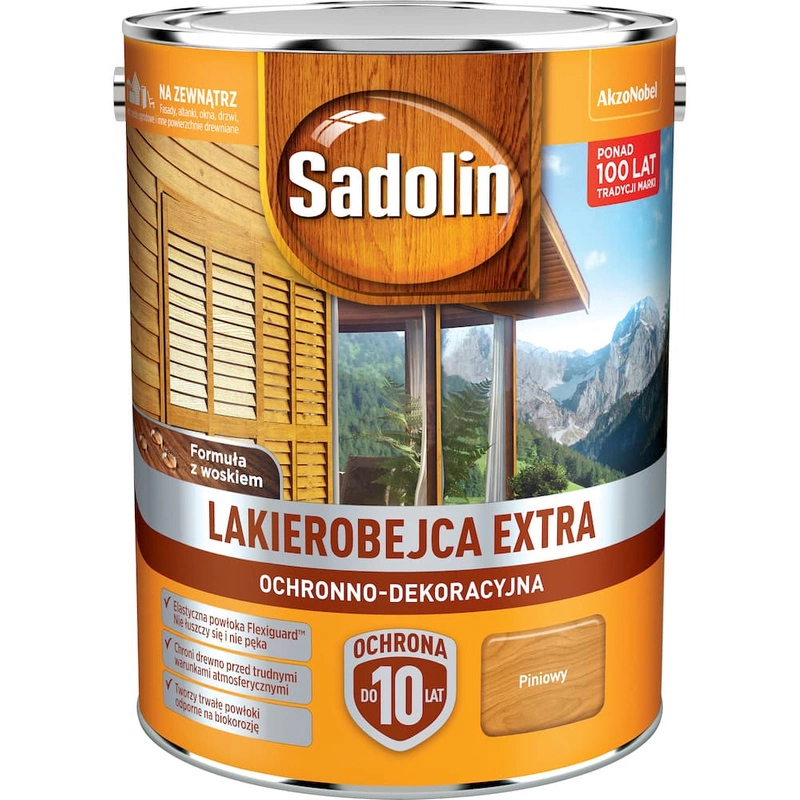 Lakierobejca do drewna SADOLIN EXTRA Piniowy 2,5l