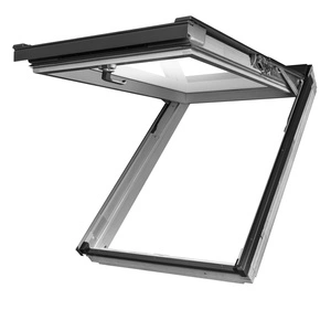 Okno dachowe Fakro FPU-V MAX U4 RAL 7022 114x118 3-szybowe drewniano-poliuretanowe