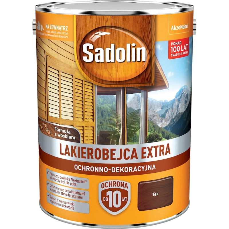 Lakierobejca do drewna SADOLIN EXTRA Tek 5l