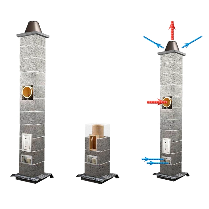 Komin ceramiczny SCHIEDEL Wulkan CI-EKO 4,5m fi160 uniwersalny