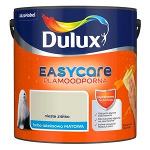 Farba do ścian i sufitów lateksowa Dulux EasyCare Niezłe ziółko mat 2,5L