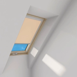 Roleta wewnętrzna do okna dachowego Fakro ARP Z-W/241 134x140 rozpraszająca elektryczna