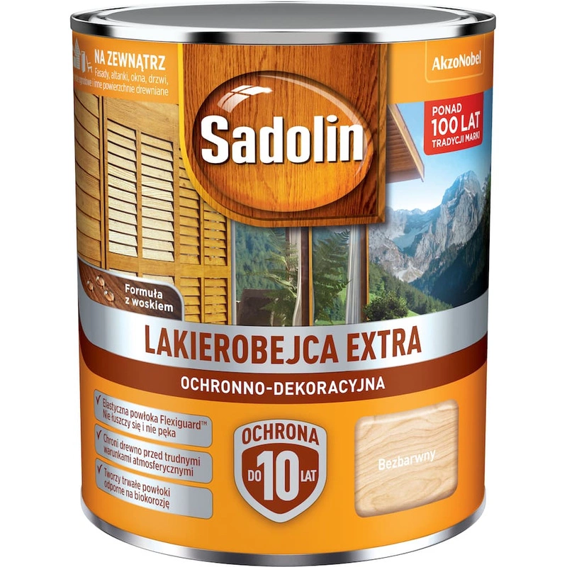 Lakierobejca do drewna SADOLIN EXTRA Bezbarwny 0,75l