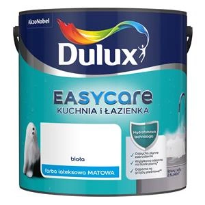 Farba do kuchni i łazienki lateksowa Dulux EasyCare Kuchnia i Łazienka Biały mat 2,5L