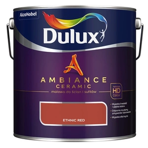 Farba do ścian i sufitów ceramiczna DULUX Ambiance Ceramic Ethnic Red głęboki mat 2,5l