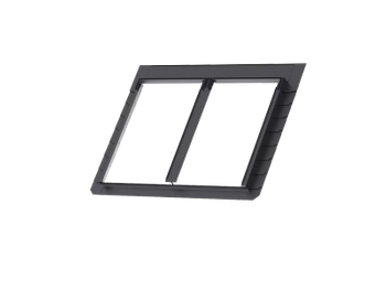 Kołnierz do okna dachowego Velux EBL CK02 0021B RAL 7043 55x78 duo do płaskich pokryć dachowych