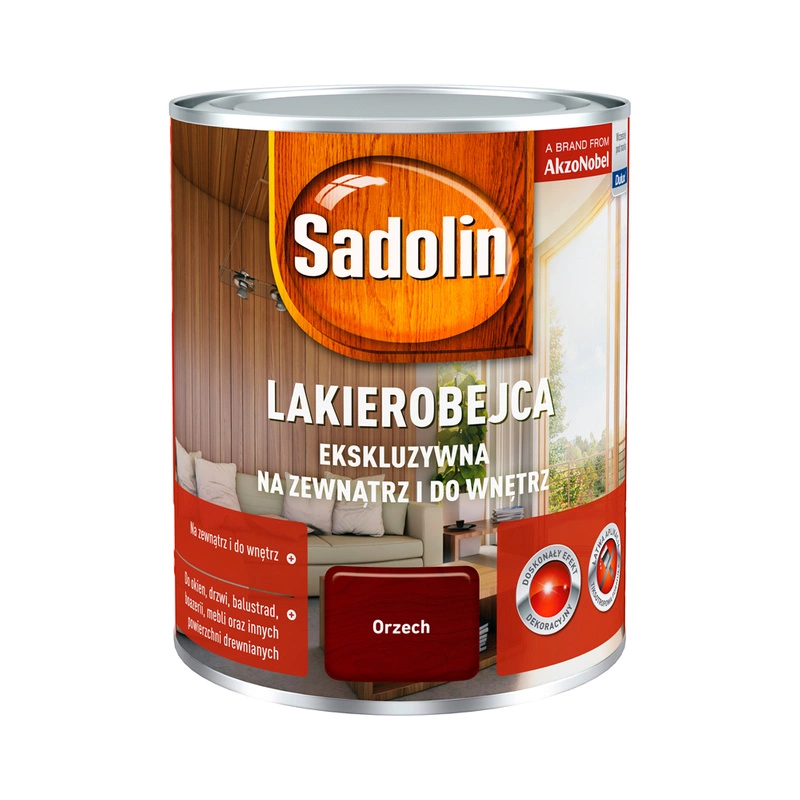 Lakierobejca do drewna SADOLIN Ekskluzywna Orzech 0,75l