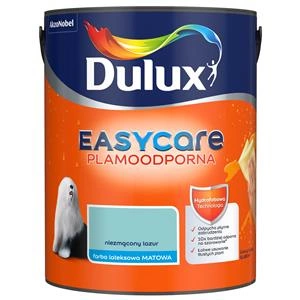 Farba do ścian i sufitów lateksowa Dulux EasyCare Niezmącony lazur mat 5L