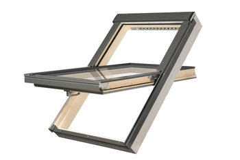 Okno dachowe Fakro PTP-V/PI U4 RAL 7022 134x98 3-szybowe PVC