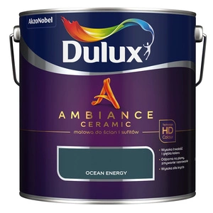 Farba do ścian i sufitów ceramiczna DULUX Ambiance Ceramic Ocean Energy głęboki mat 2,5l