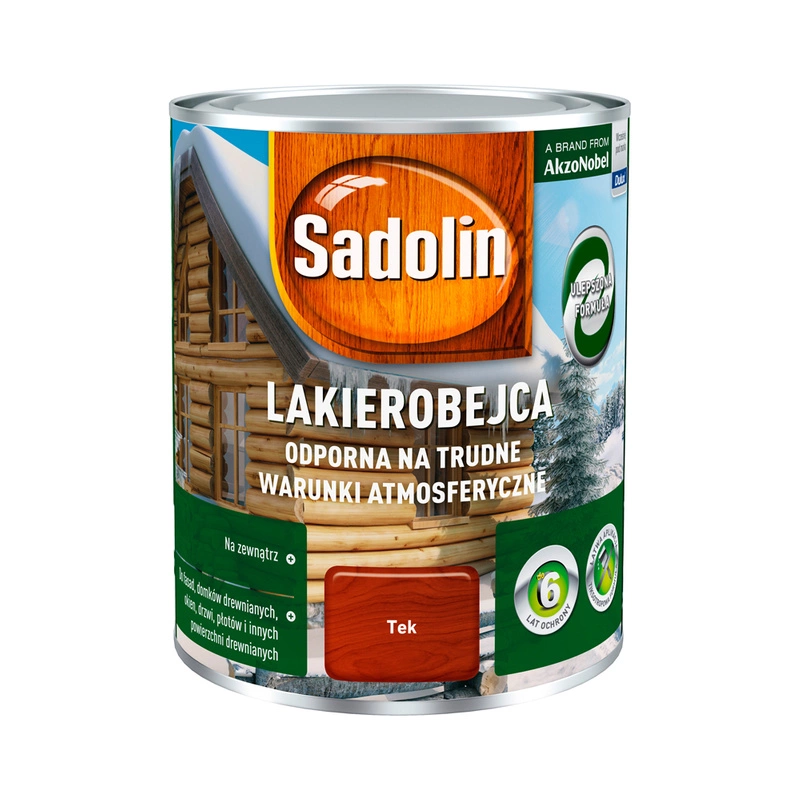 Lakierobejca do drewna SADOLIN Odporna na trudne warunki Tek 0,75l