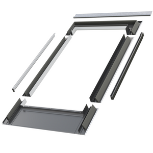 Kołnierz do okna dachowego Fakro EZV-F RAL 7022 78x118 do dachówki płaskiej