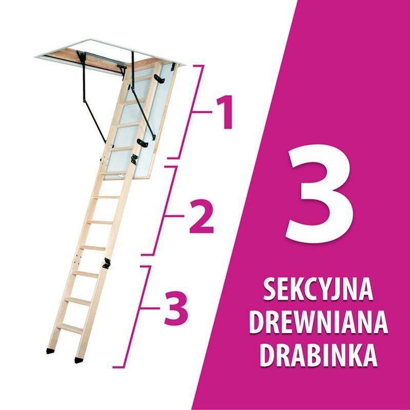 Schody strychowe MAGNETIC NEO STEP Prima 70x120