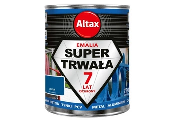 Emalia do drewna, metalu, betonu ALTAX Super Trwała lazur połysk 0,75l