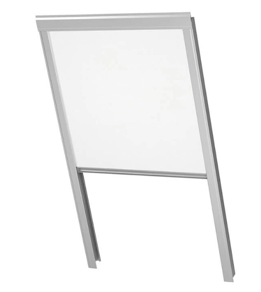 Roleta do okna dachowego ROOFLITE+ DUA S6A 4208 VL zaciemniająca biała 114x118