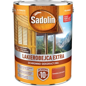 Lakierobejca do drewna SADOLIN EXTRA Szwedzka Czerwień 5l