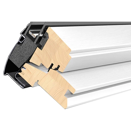 Okno dachowe Velux GBL MK04 2015 78x98 3-szybowe drewniane do niskiego kąta nachylenia dachy
