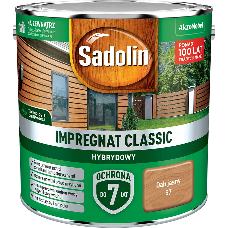 Impregnat do drewna SADOLIN Classic hybrydowy Dąb Jasny 2,5l