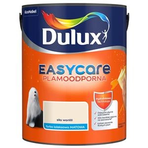 Farba do ścian i sufitów lateksowa Dulux EasyCare Siła wanilii mat 5L