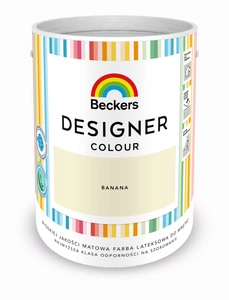 Farba do ścian i sufitów lateksowa BECKERS Designer Colour Banana mat 5l