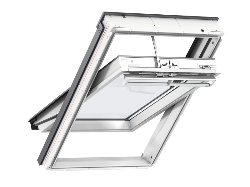 Okno dachowe Velux GGU UK10 0068 RAL 7043 30 134x160 3-szybowe drewniano-poliuretanowe
