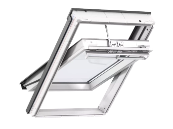 Okno dachowe Velux GLU MK10 006121 RAL 7043 78x160 3-szybowe drewniano-poliuretanowe