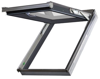 Okno dachowe Fakro PPP-V/AC MAX U4 RAL 7022 134x98 3-szybowe PVC