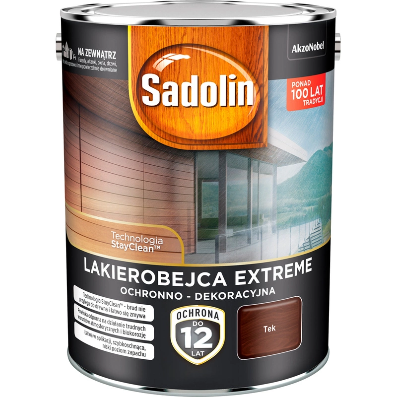 Lakierobejca ochronno- dekoracyjna SADOLIN EXTREME Tek 4,5l