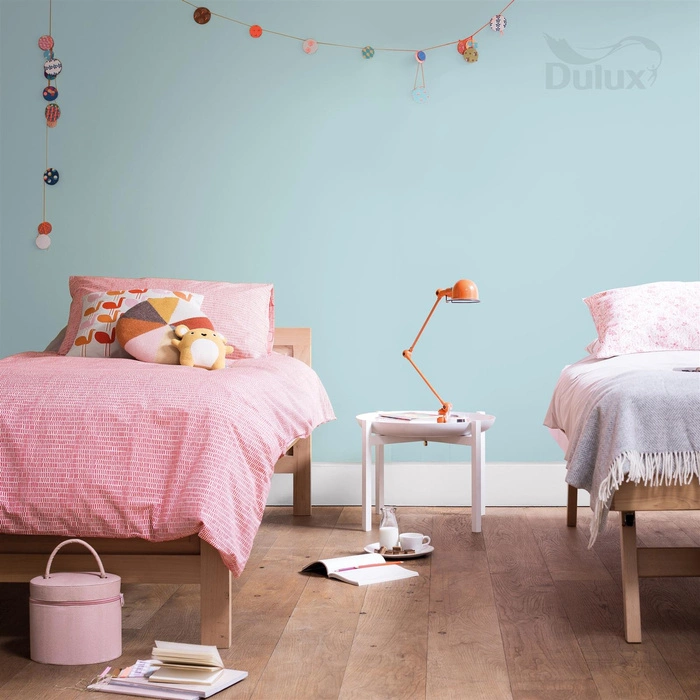 Farba do ścian i sufitów lateksowa Dulux EasyCare Niebiańska energia mat 2,5L