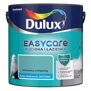 Farba do kuchni i łazienki lateksowa Dulux EasyCare Kuchnia i Łazienka Turkusowy archipelag mat 2,5L