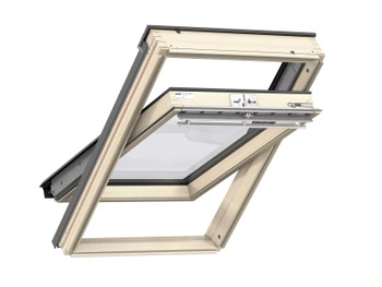 Okno dachowe Velux GLL FK08 1061 RAL 7043 66x140 3-szybowe drewniane