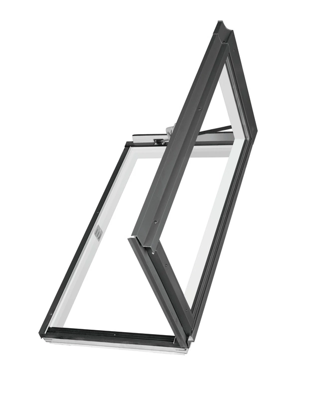 Okno dachowe wyłazowe Fakro FWU U5 RAL 7022 78x118 3-szybowe drewniano-poliuretanowe