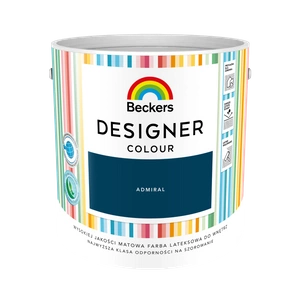 Farba do ścian i sufitów lateksowa BECKERS Designer Colour Admiral mat 2,5l